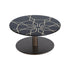 Black Cake Stand with Geometria Brass Inlay